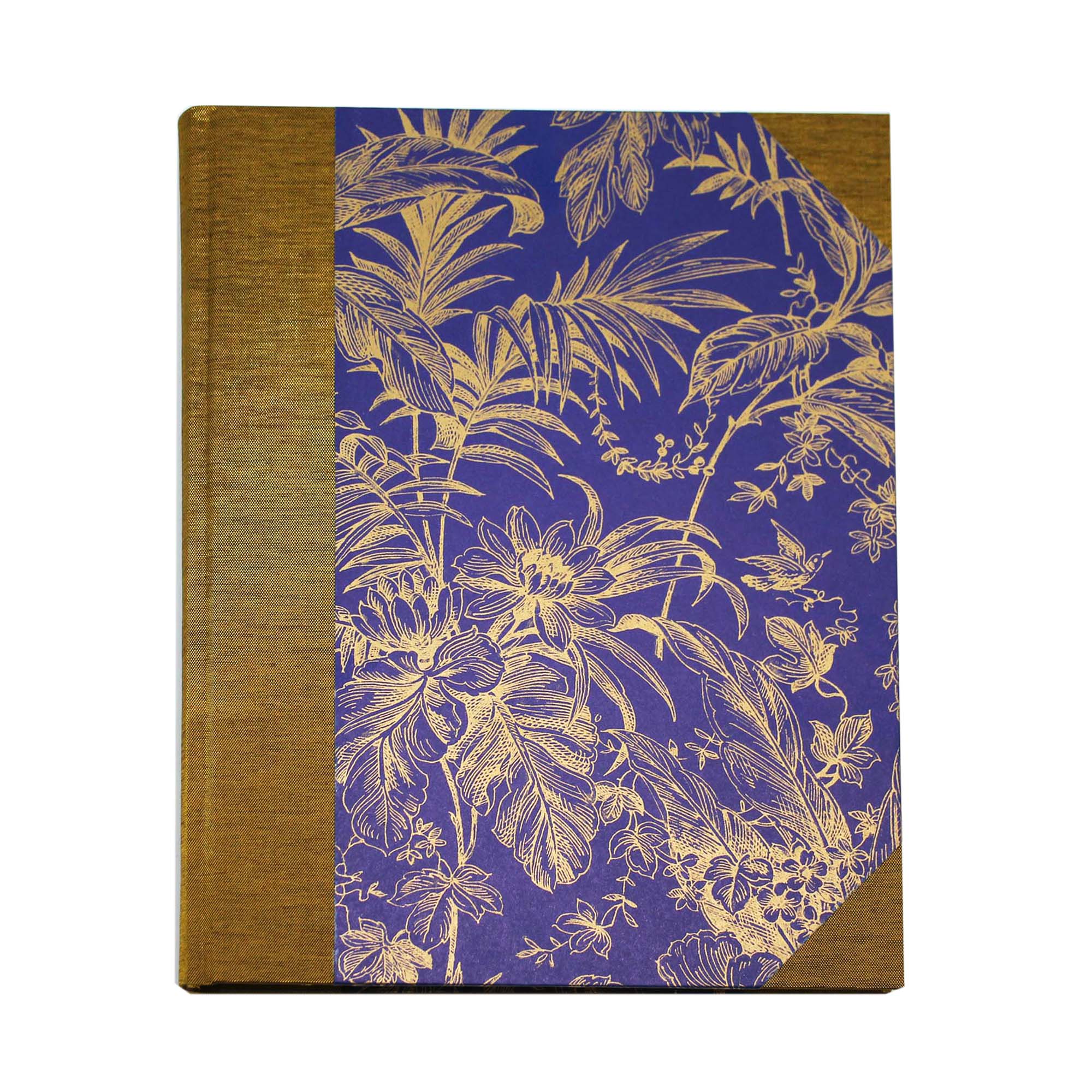 VINTAGE NOTEBOOK PURPLE AND GOLD