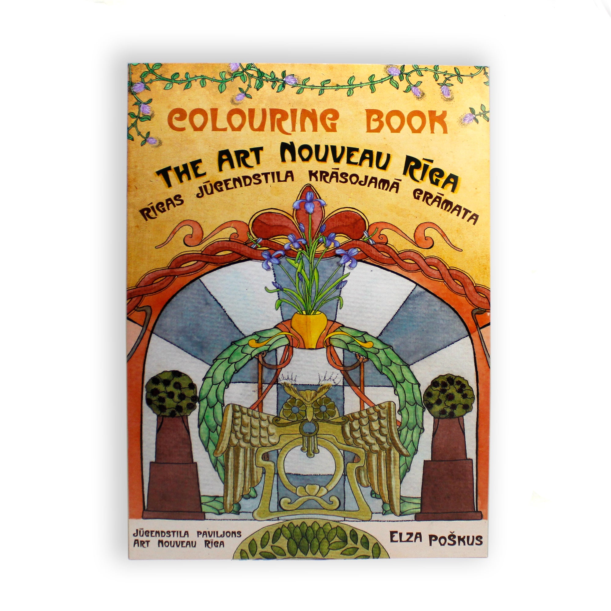 The Art Nouveau Riga Colouring book