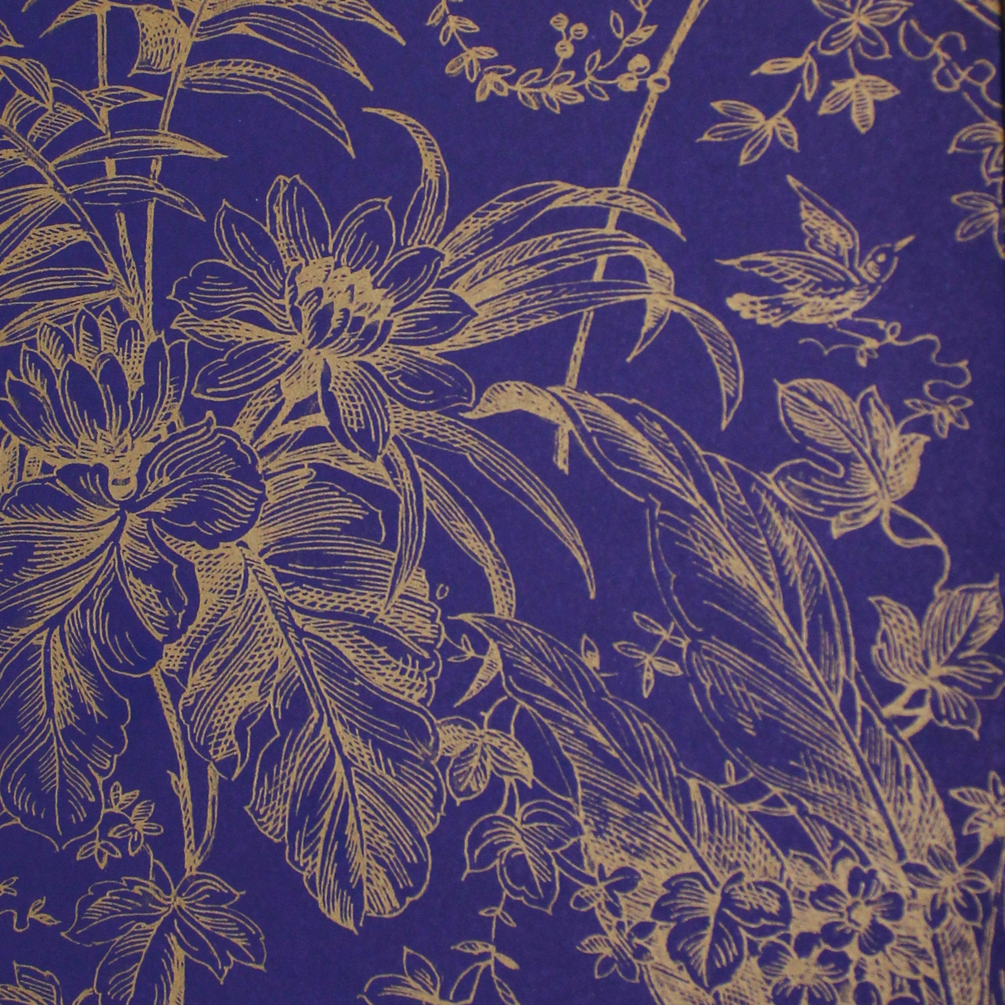 VINTAGE NOTEBOOK PURPLE AND GOLD