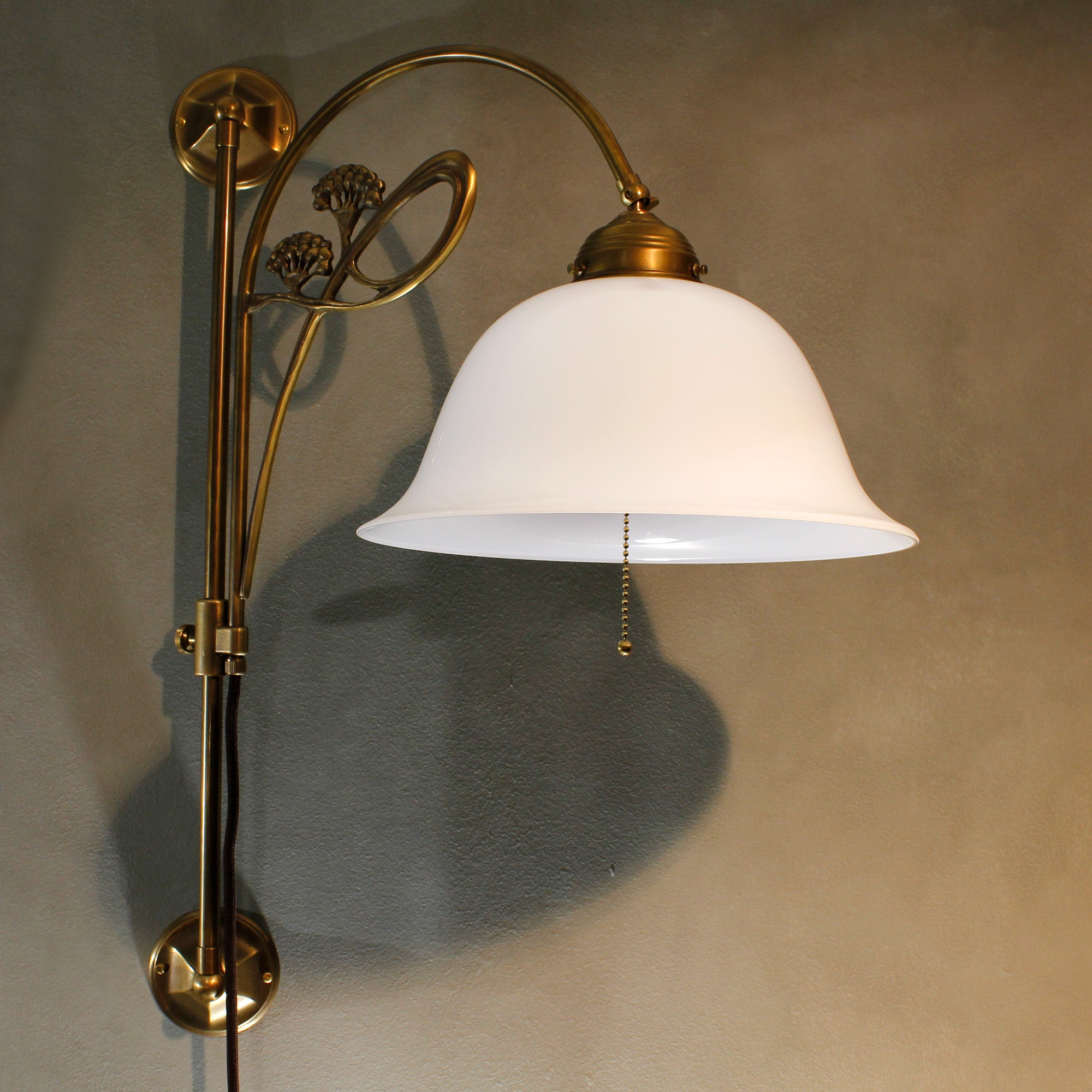 Wall Lamp with Floral Motif