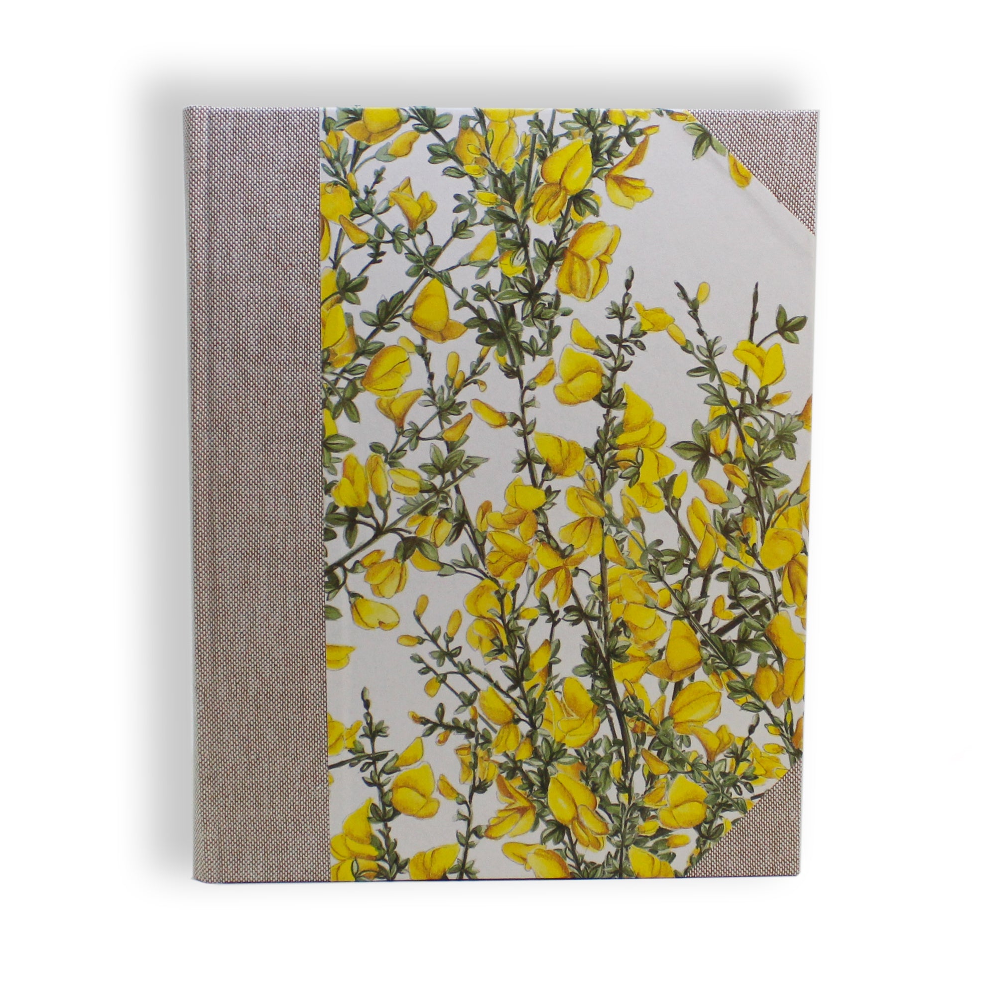 Vintage Notebook - Yellow Flowers