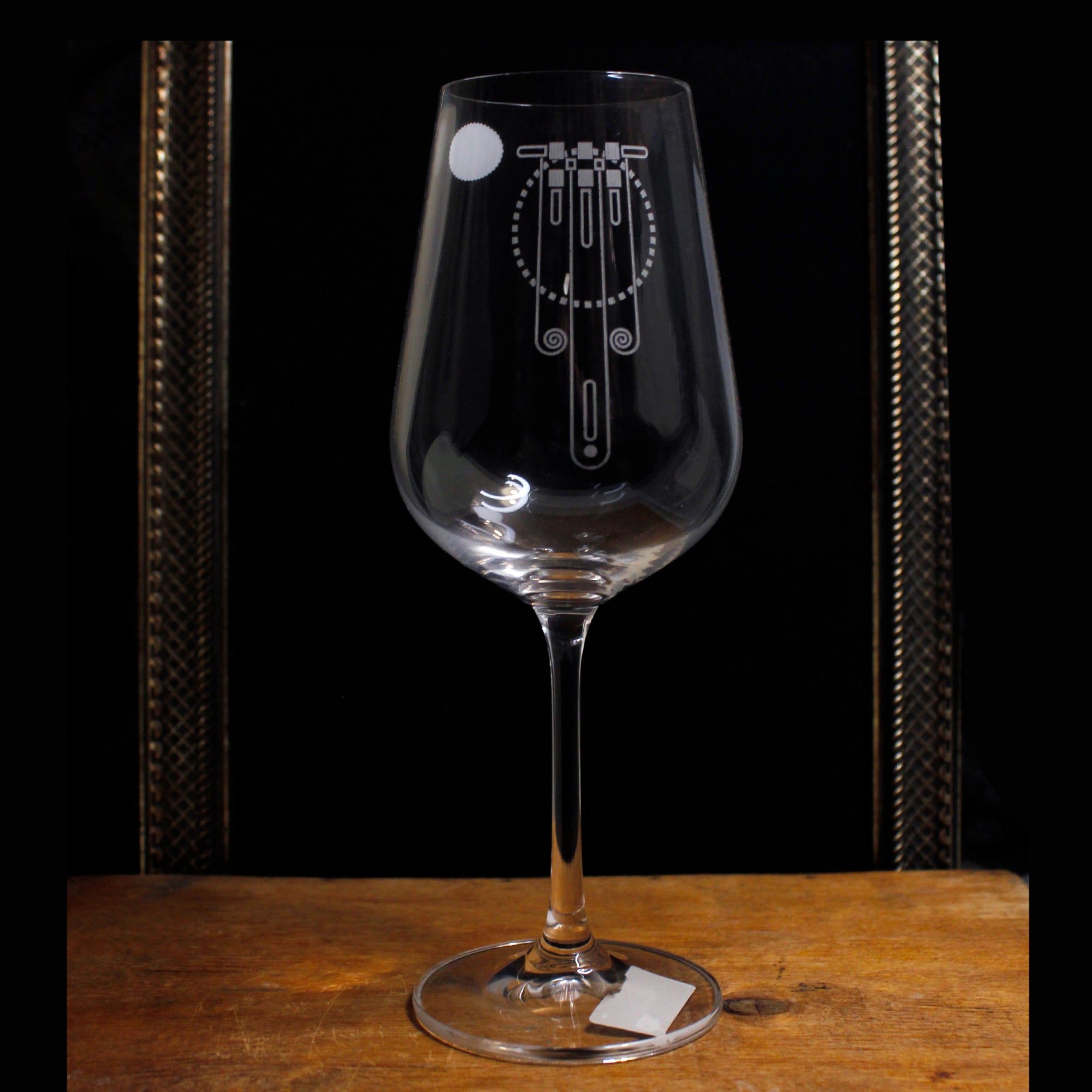 Wine Glass with Engraving