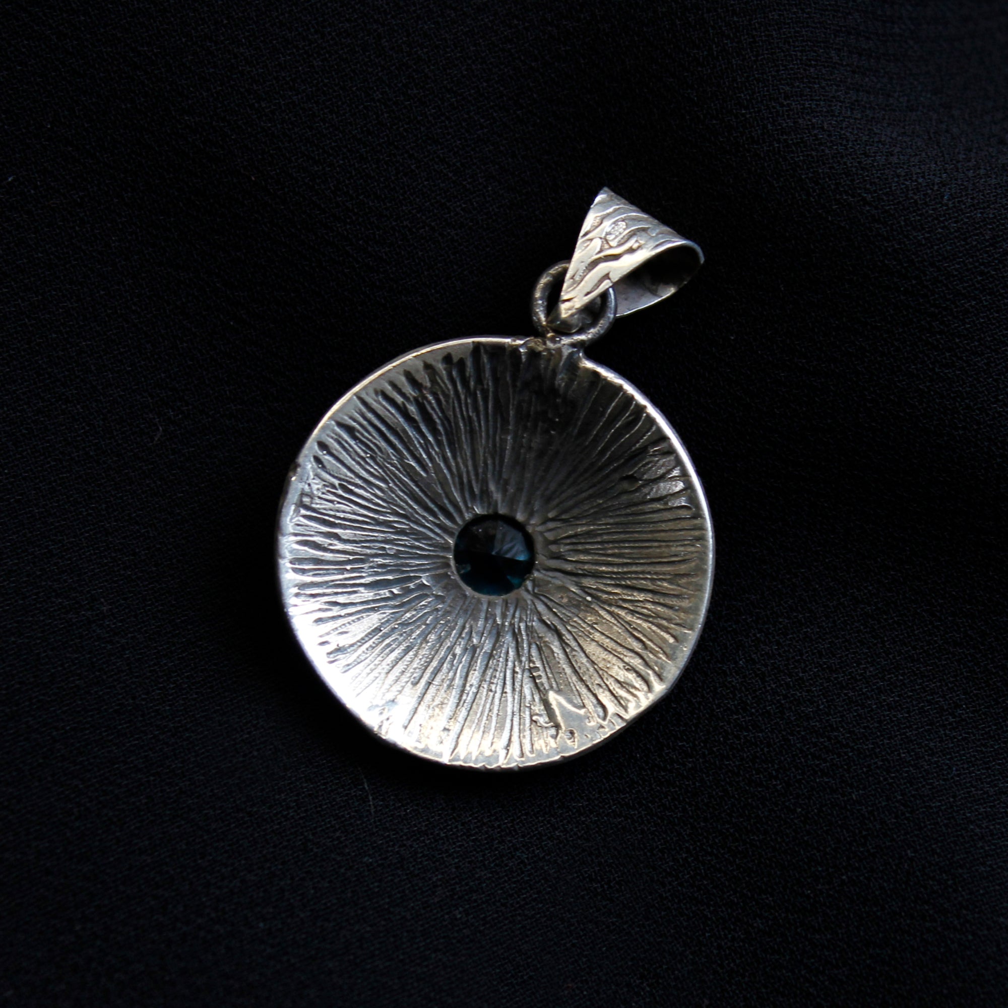 Silver Pendant with Zircon