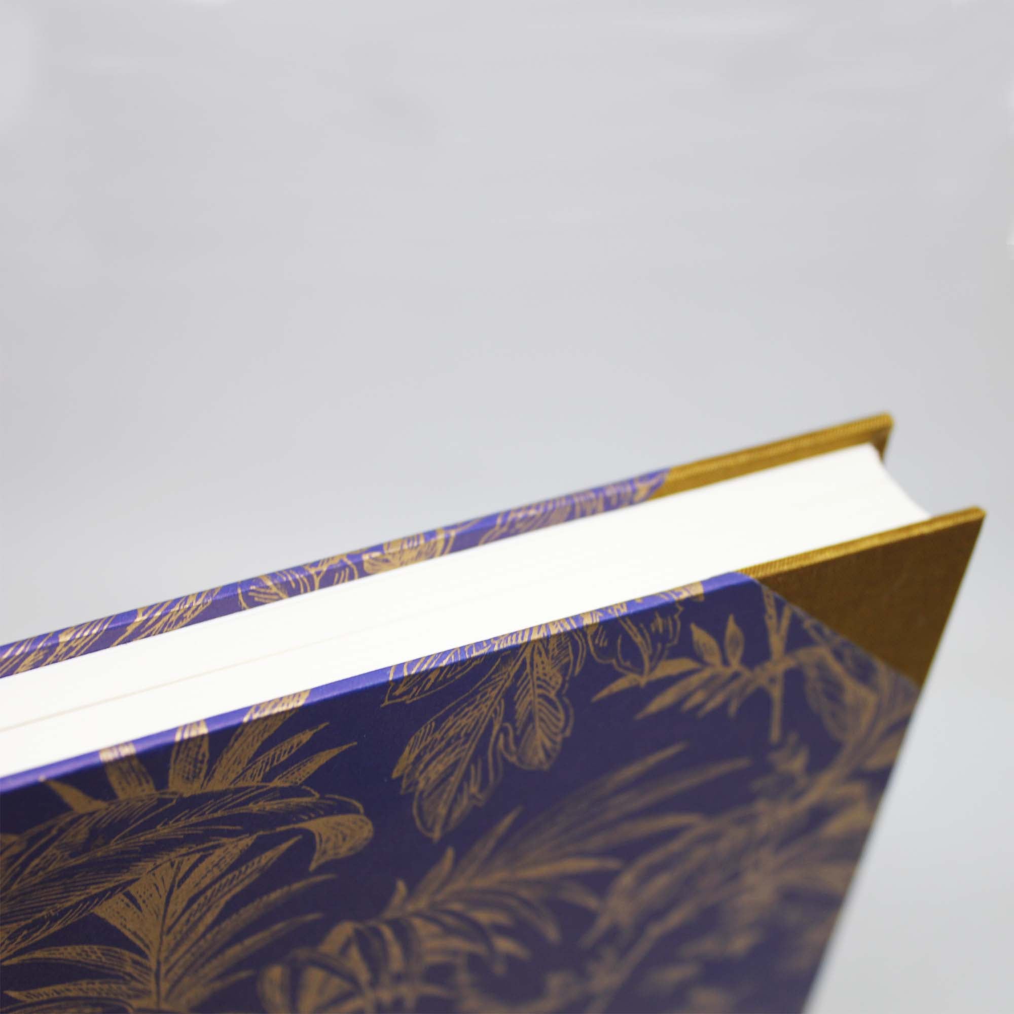 VINTAGE NOTEBOOK PURPLE AND GOLD