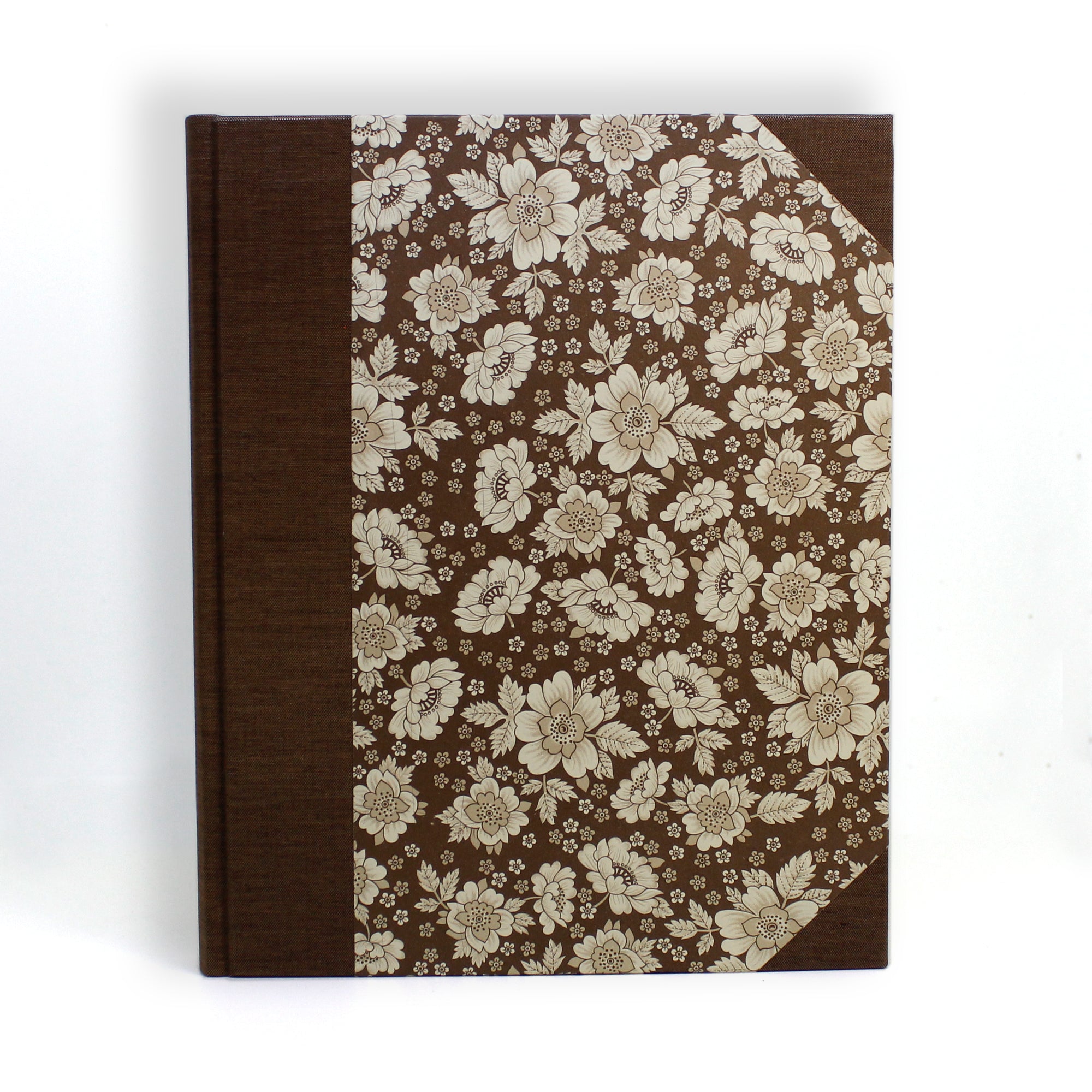 Vintage piezīmju grāmatiņa — šokolādes ziedi