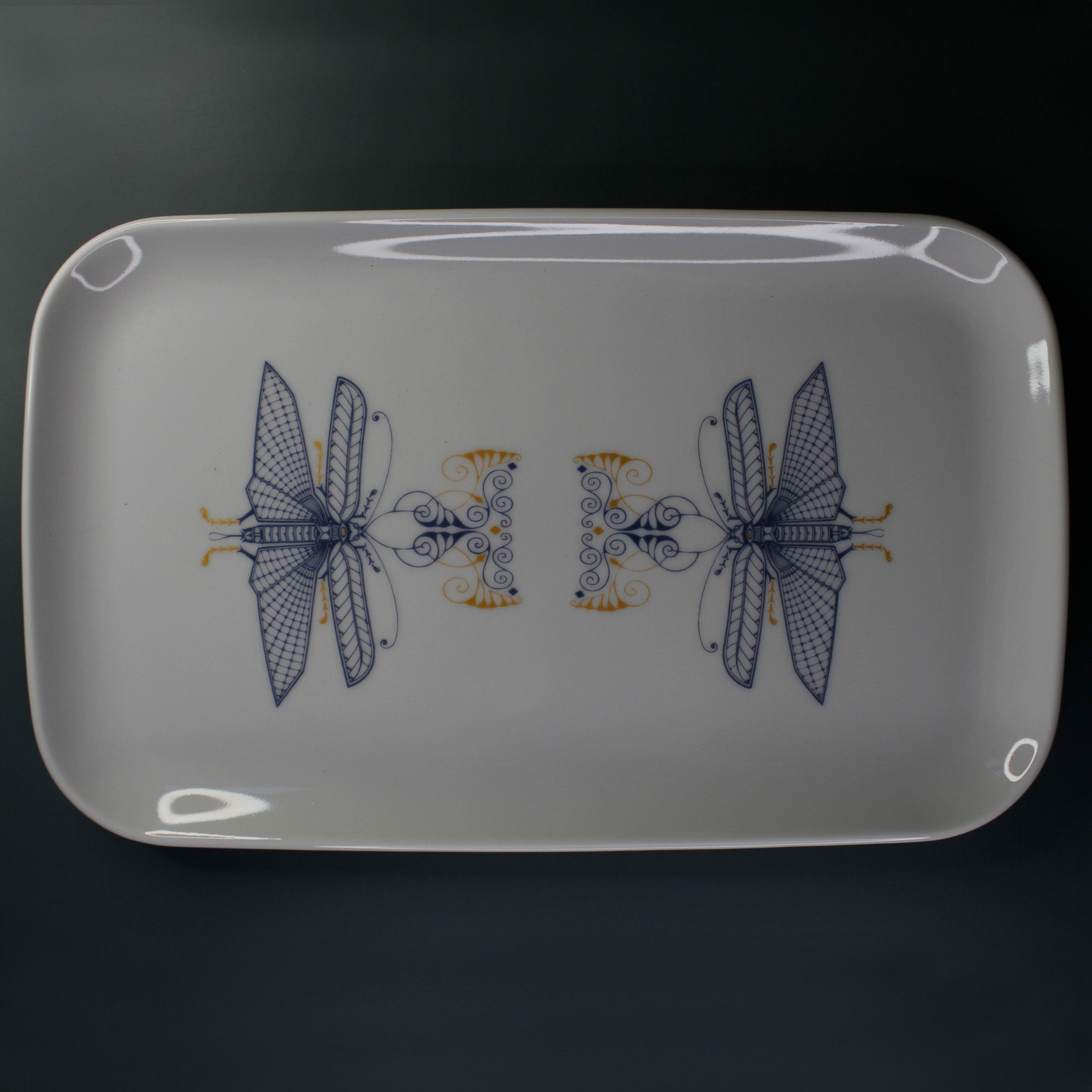 Decorative plate - Dragonflies