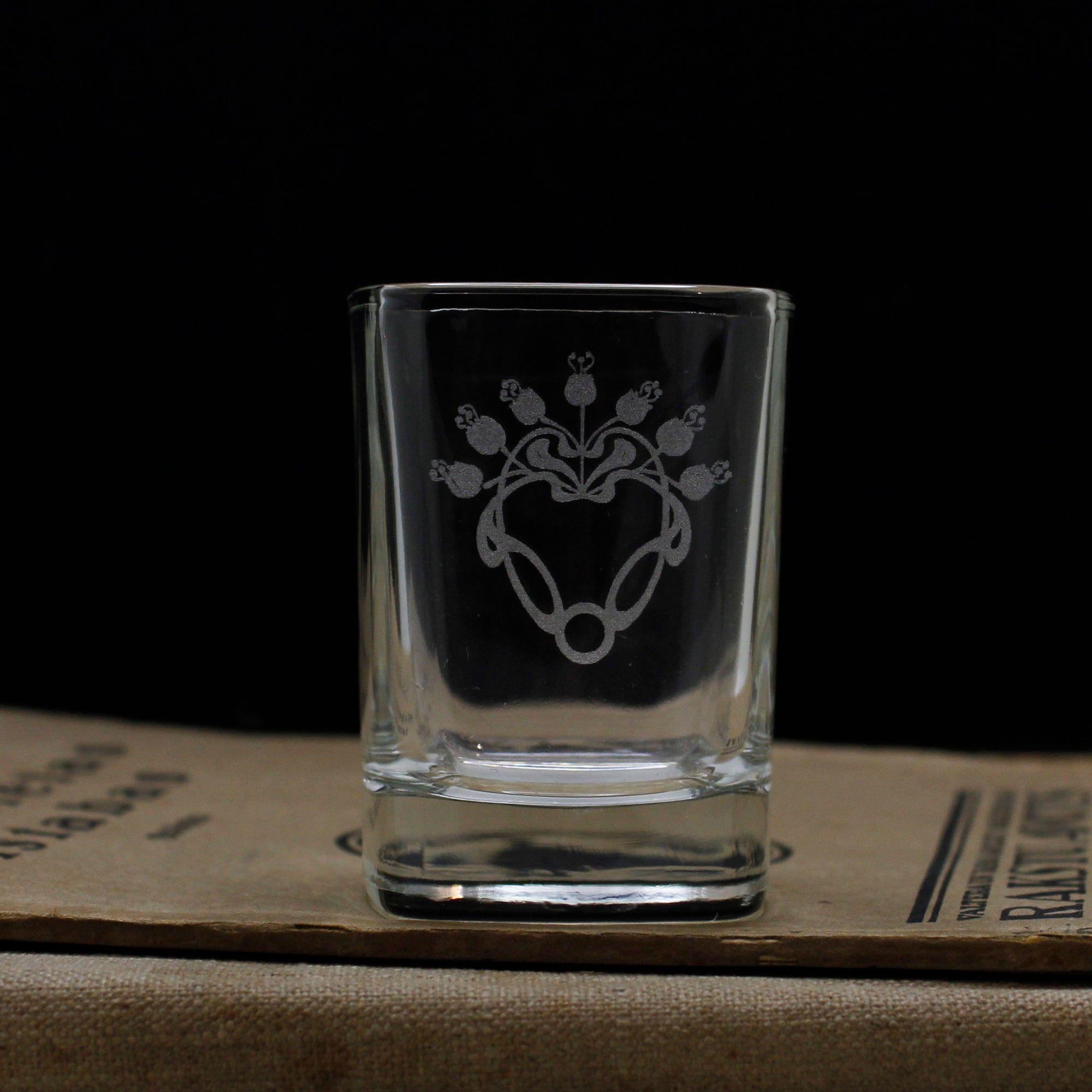 Small Shot Glass with Engraving