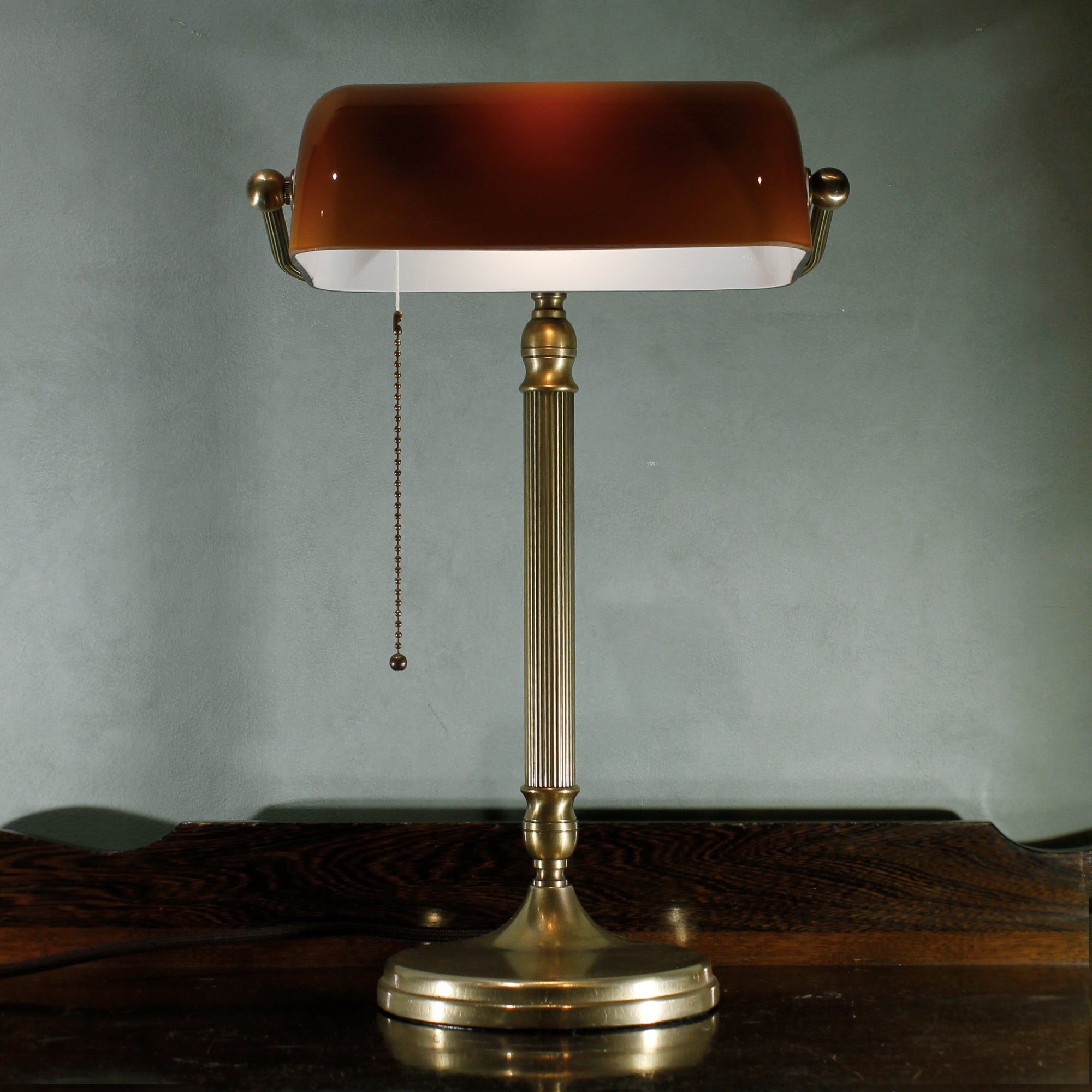 Art Nouveau Table Lamp "Cognac"